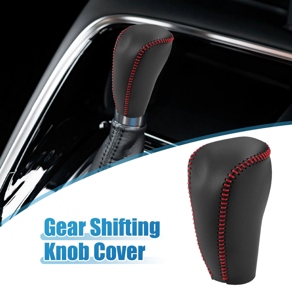 Gear Shifting Knob Cover Trim for Nissan Murano (2009–2013) Black Red