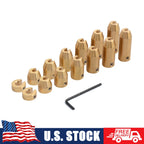 14 Pack Universal Motorcycle Brass Spoke Wheel Balancing Weights