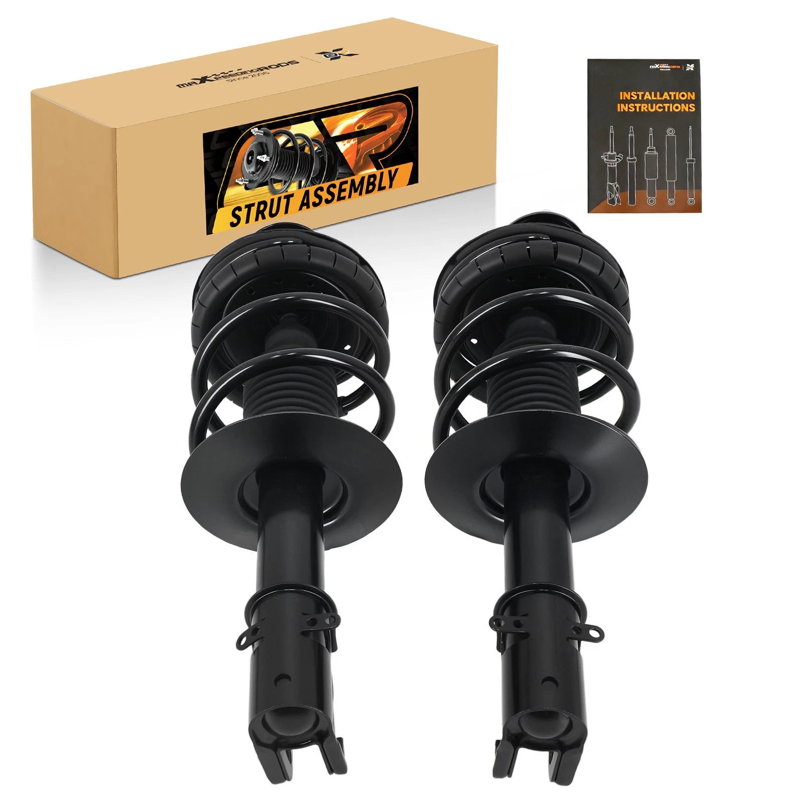 2pcs Front Struts Shock & Coil Springs Assembly for Dodge Neon (1995–1999)