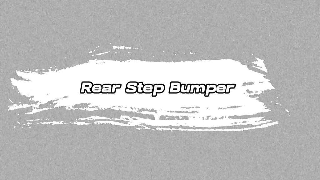 Rear Step Bumper for Dodge RAM 1500 (2009–2018) Gloss Black
