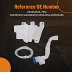 Front Expansion Washer Tank for VW Jetta (2019–2023) 17A955453A-PFM, 3Q0955455