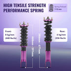 Height Adjustable Coilovers Suspension Kit Struts for Honda S2000 (2000-2009)