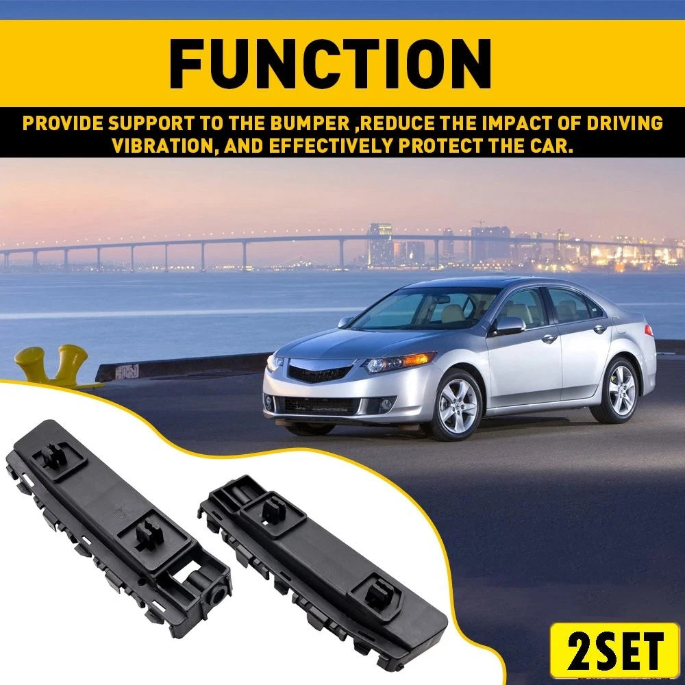 Set of 4 Front Bumper Bracket Retainers for Honda Acura TSX (2009–2014)