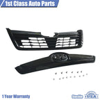 Glossy Black Front Bumper Upper Grille for Subaru Forester (2019-2021)