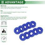 Set of 10 Oil Seal Rotary Shaft Seal 10x22x8mm High Pressure Blue