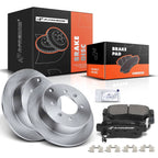 Set of 2 Rear Disc Brake Rotors & Ceramic Pads for Hyundai Sonata (1999–2005)