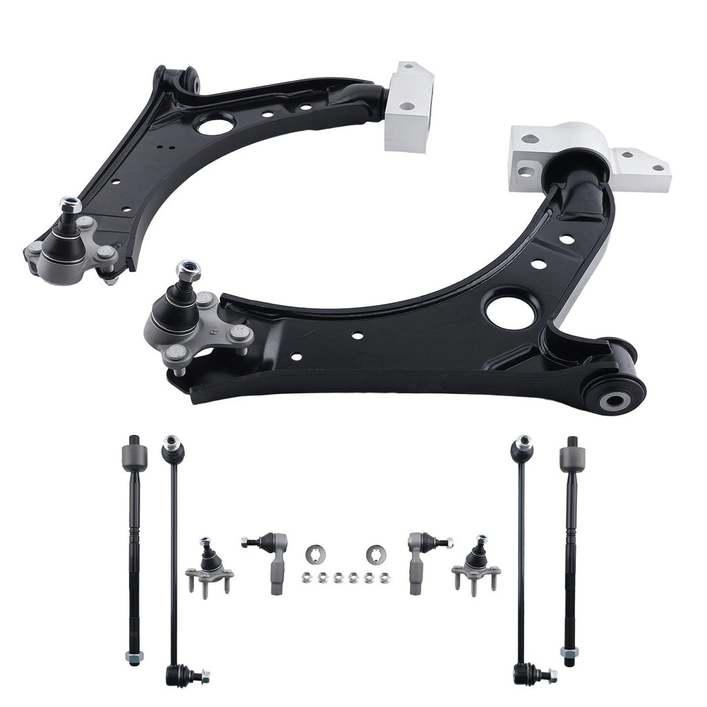 maXpeedingrods Front Lower Control Arm Tie Rod End for VW Jetta Golf EOS Audi A3