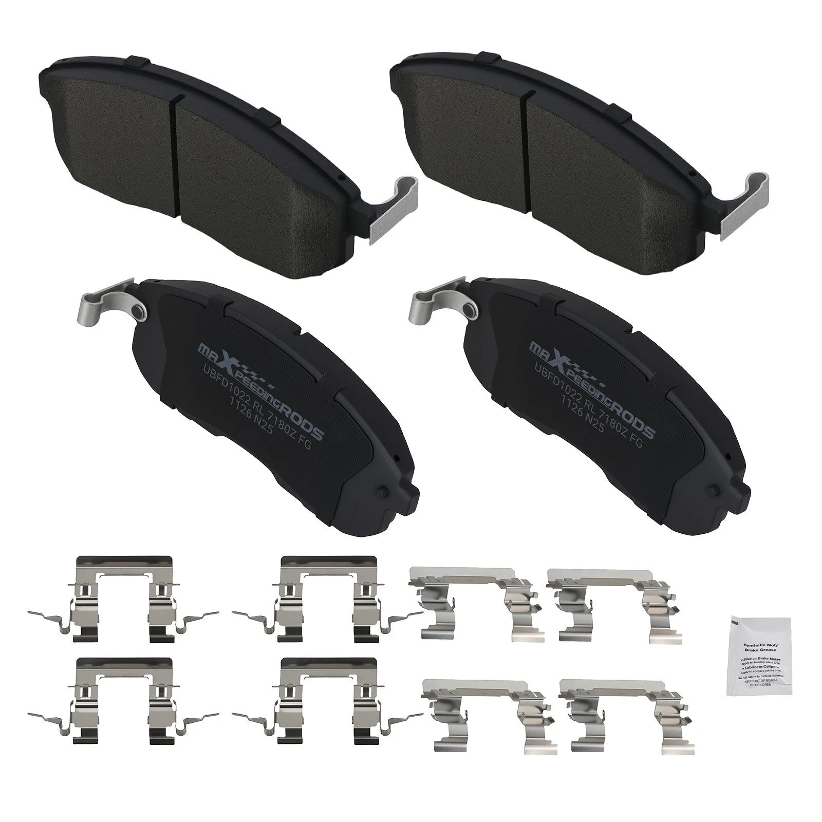Front Ceramic Brake Pads Kit for Suzuki SX4 (2009–2014) D815A