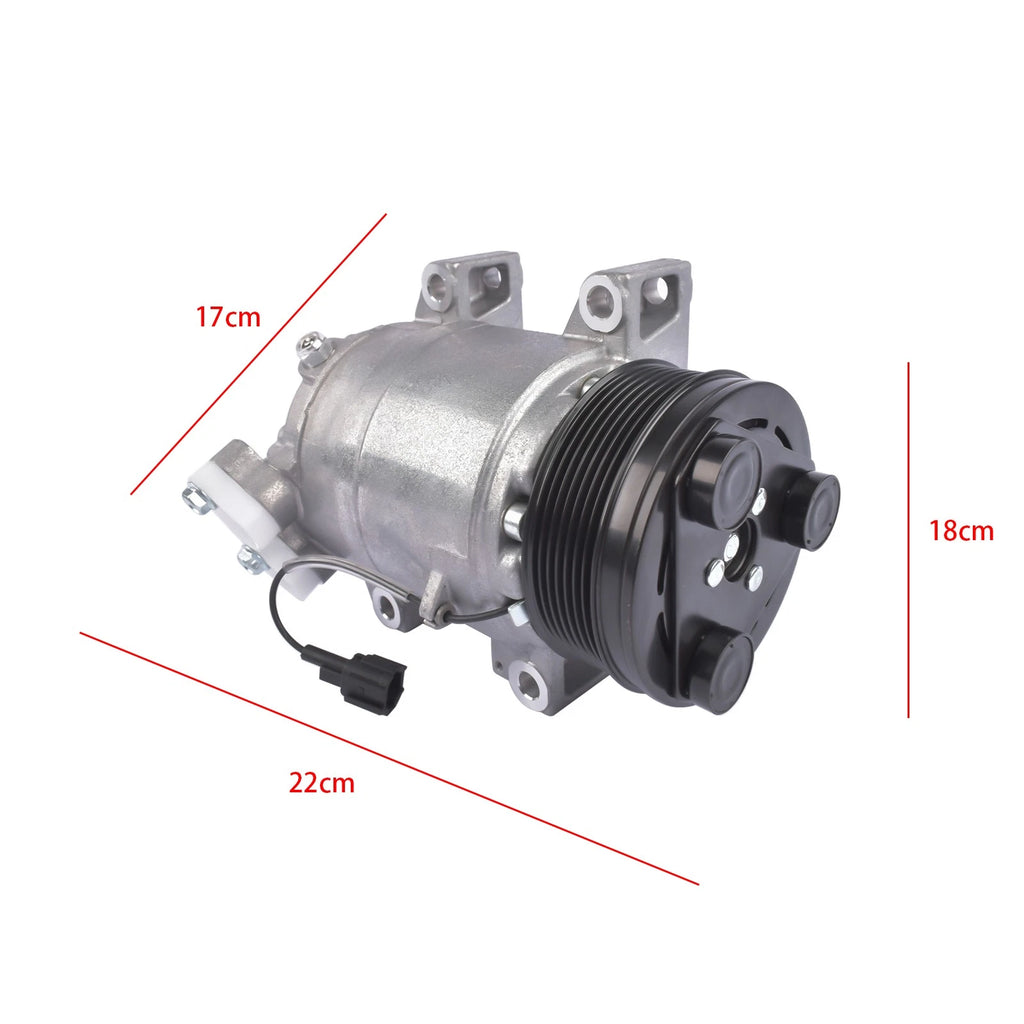 AC Compressor w/ Clutch for Nissan Armada NV2500 NV3500 (2012–2021)