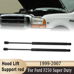 2X Front Hood Lift Supports for 1999–2007 Ford F250 F350 F450 Super Duty