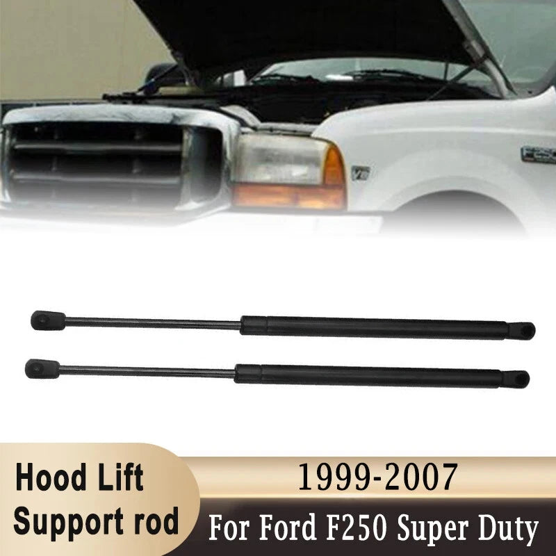 2X Front Hood Lift Supports for 1999–2007 Ford F250 F350 F450 Super Duty