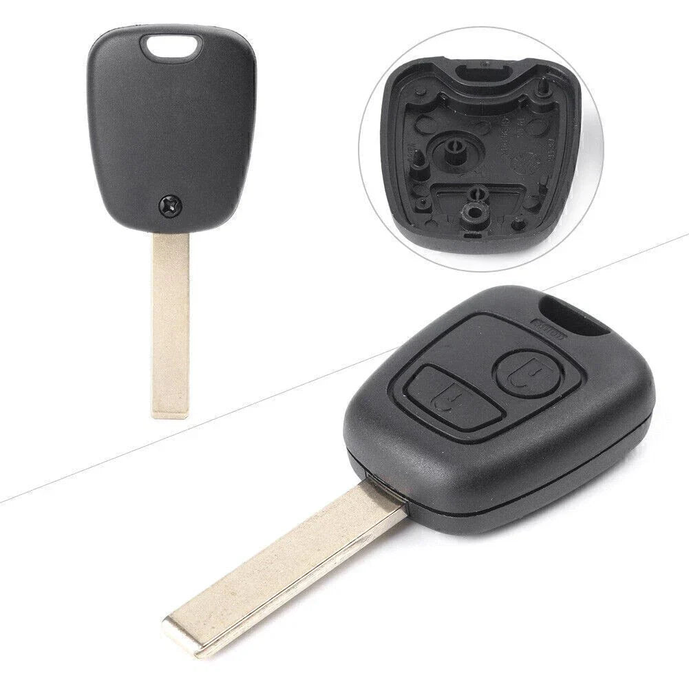 Flip Car Remote Key Fob Shell Cover for Peugeot 206, 307 (2000-2007)