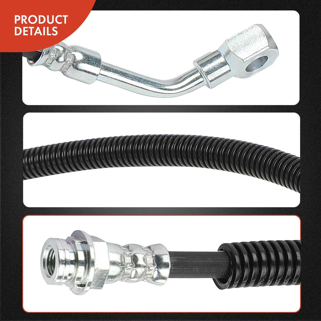 2X Front Brake Hydraulic Hose for Chevy Express 2500 (1996-2002)