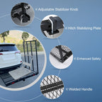 Folding Wheelchair Scooter Carrier Rack for Hitch Mount