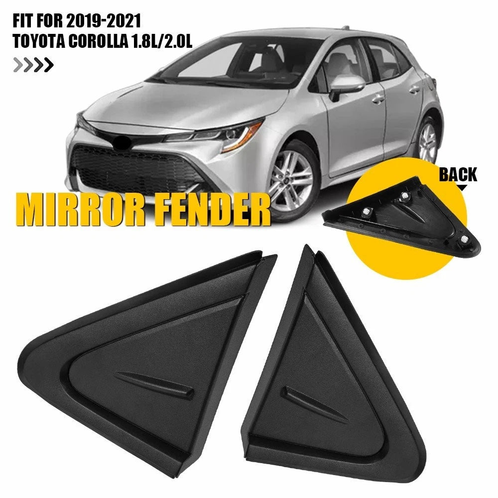 2PCS Fender Corner Molding Trim Cover Set for Toyota Corolla (2019–2021)
