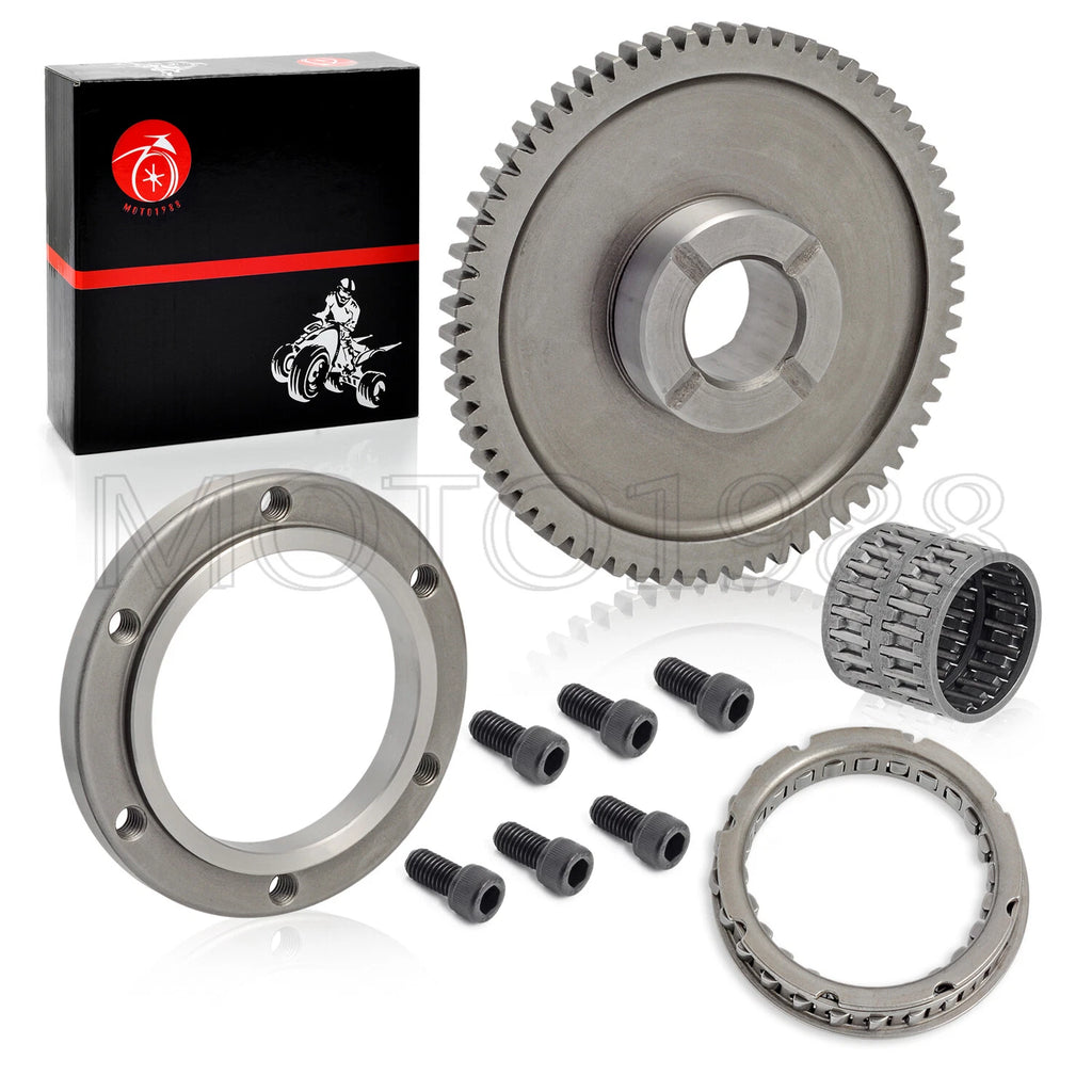 Starter Clutch One Way Bearing Gear Idler Kit for Yamaha Big Bear 350 400 (1998–2006)