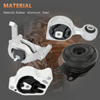 Set of 4 Engine Motor Transmission Mounts for Nissan Altima 2.5L (2007–2012)