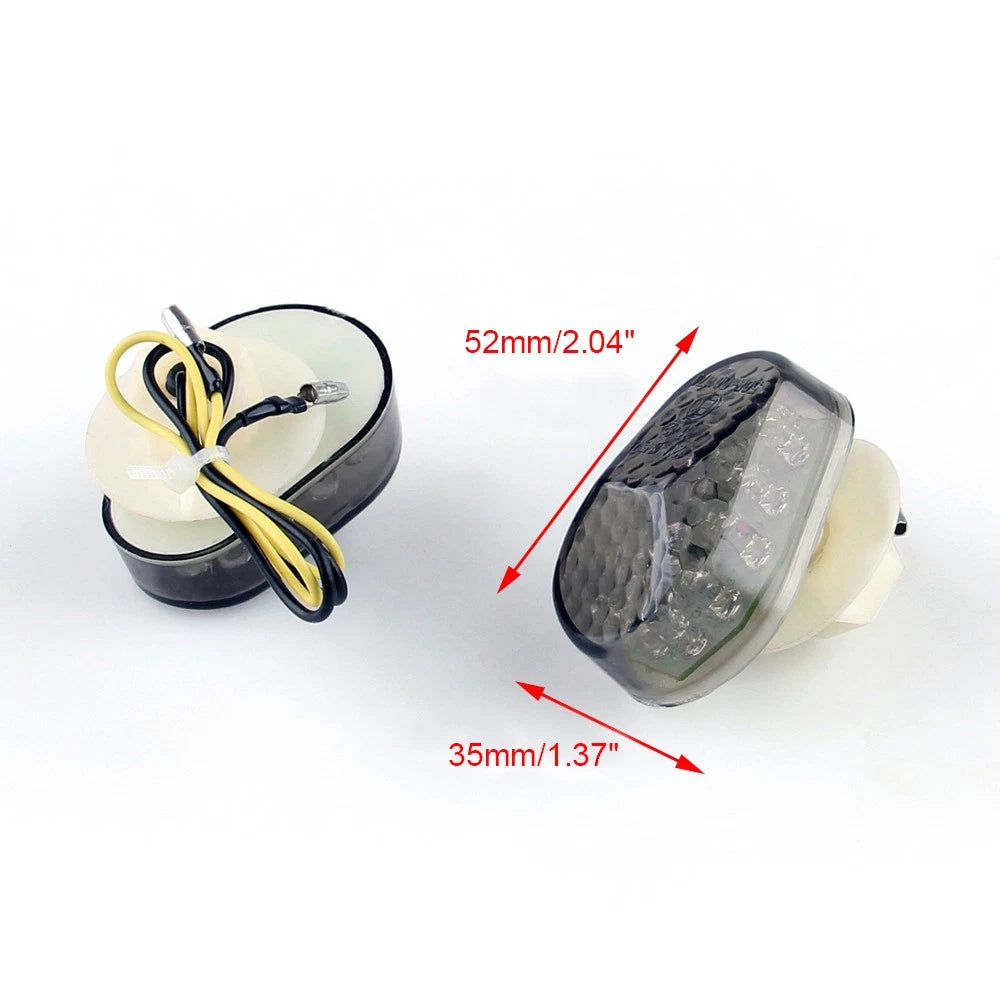 LED Turn Signals for Kawasaki ZX6R (1998–2013), ZX10R (2004–2013), ZX7R, ZX9R, ZX12R, ZZR600