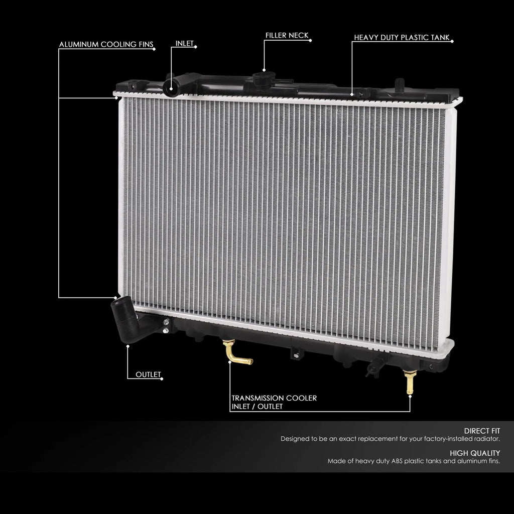 Aluminum Core Cooling Radiator for Montero Sport V6 AT (1997–2003) DPI 2278
