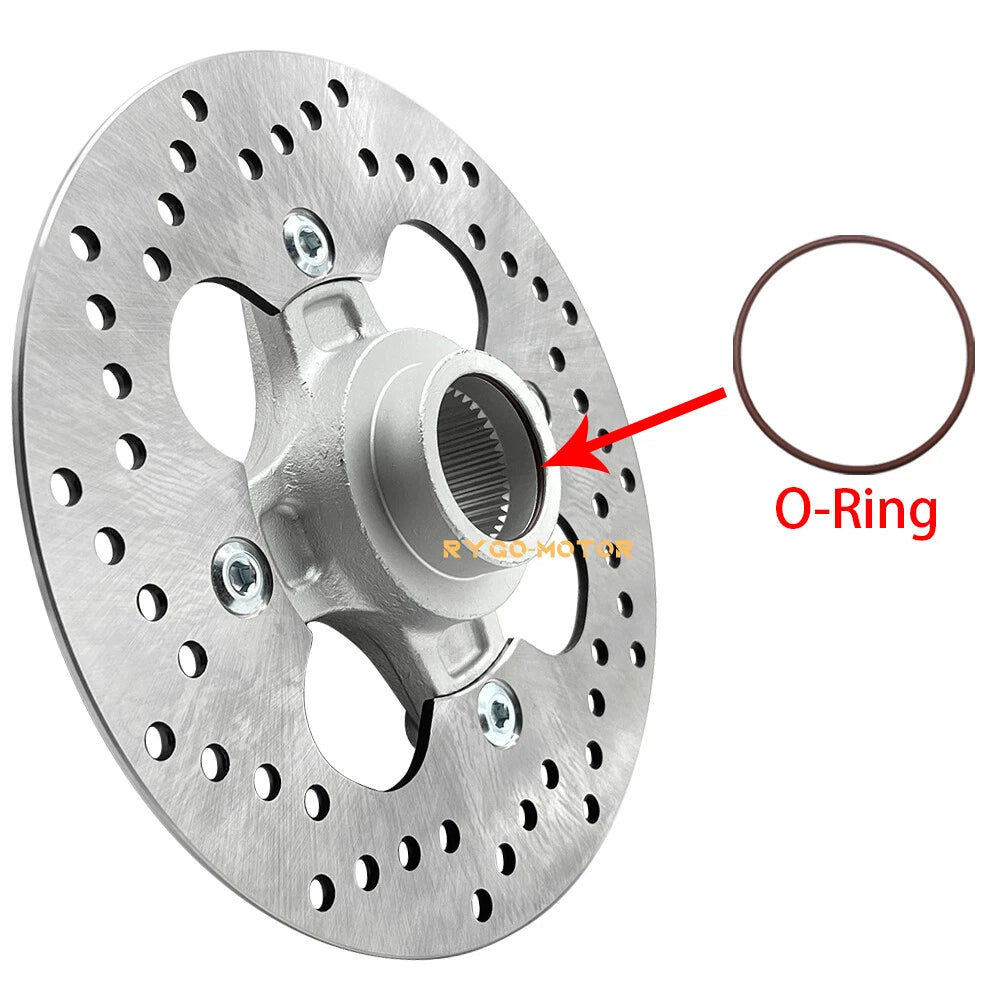 Heavy Duty Rear Brake Rotor Hub Disc for Honda Sportrax 400 TRX400EX (2000–2006)