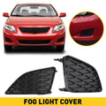 Front Bumper Grill Fog Light Hole Cover for Toyota Corolla (2009–2010)