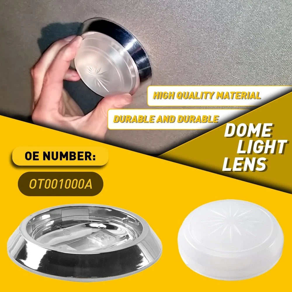 Round Dome Light Base & Lens for GM Monte Carlo Regal Cutlass Grand Prix (1970–1981)