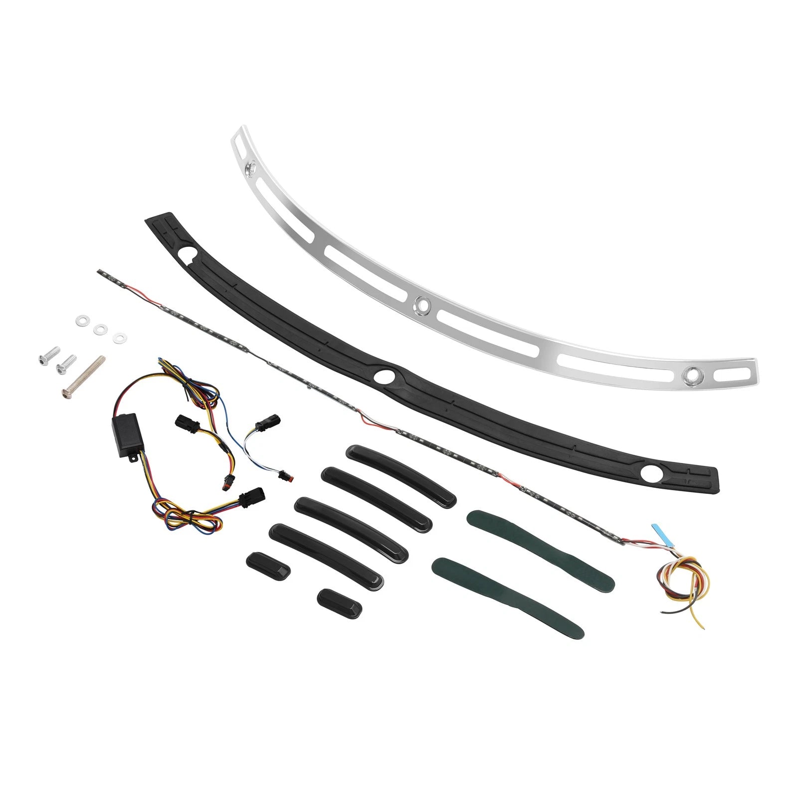 Batwing Windshield Trim LED Light for Harley Street Electra Glide (2014–2024)
