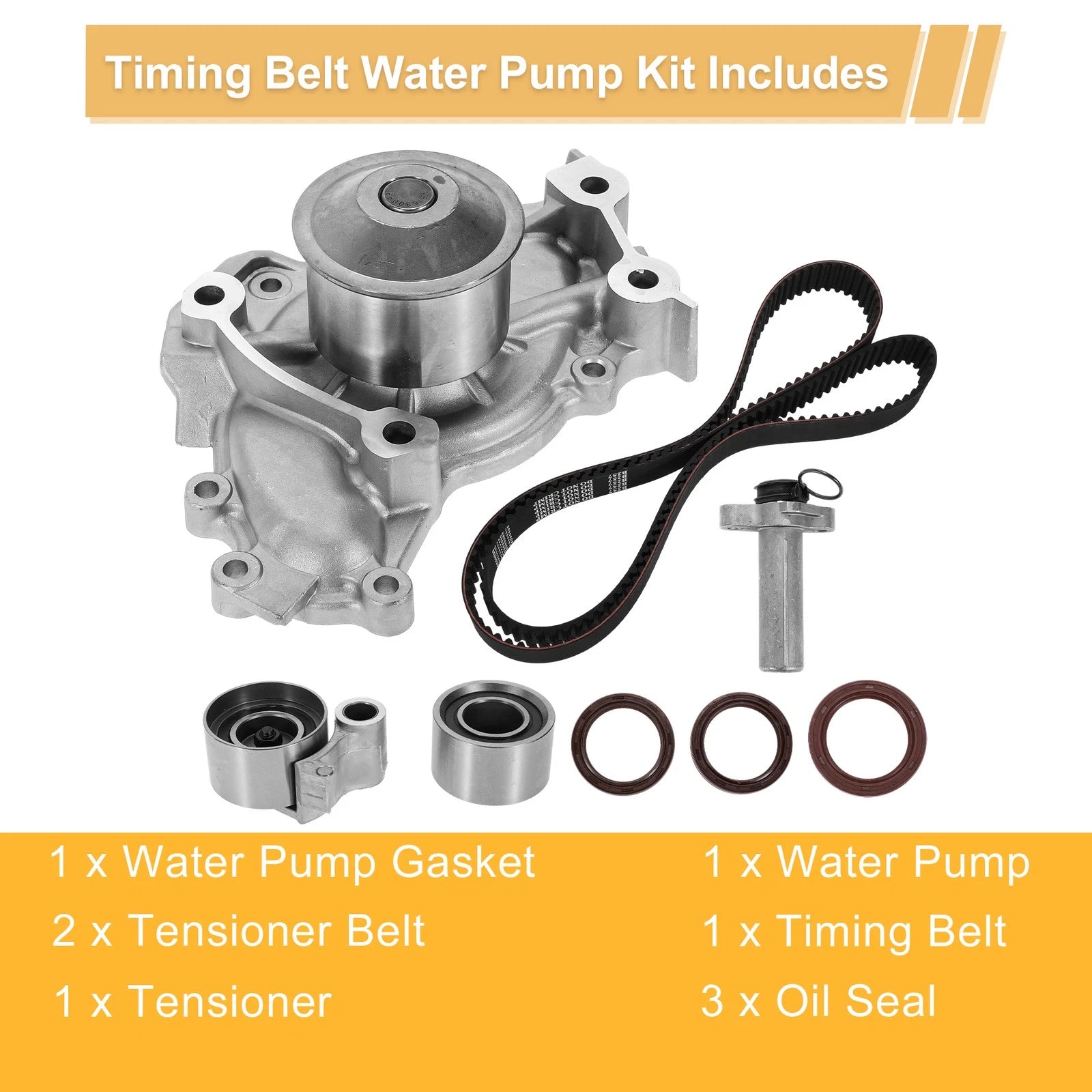 Timing Belt Water Pump Kit for Lexus ES300 (1994–2001) No.TBK257/WPTO033