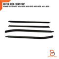 4DR Weatherstrip Inner Outer Glass Door Seal for Toyota Hilux Ute (05-14)
