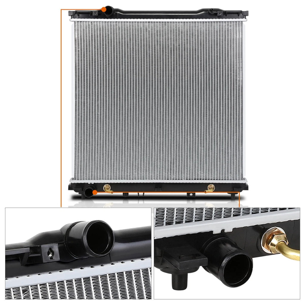 OE Aluminum Core Radiator for Kia Sorento 2003–2006 3.5L AT DPI-2585
