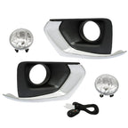 Fog Lights Set for Chevy Traverse (2018-2021) with Bezel and Harness