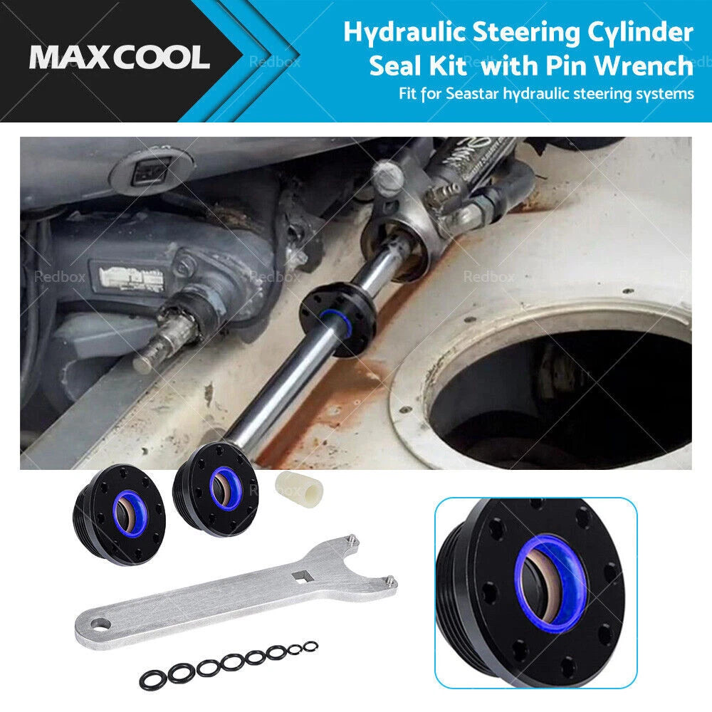 Hydraulic Steering Cylinder Seal Kit for Seastar Front Mount (2002–2019)