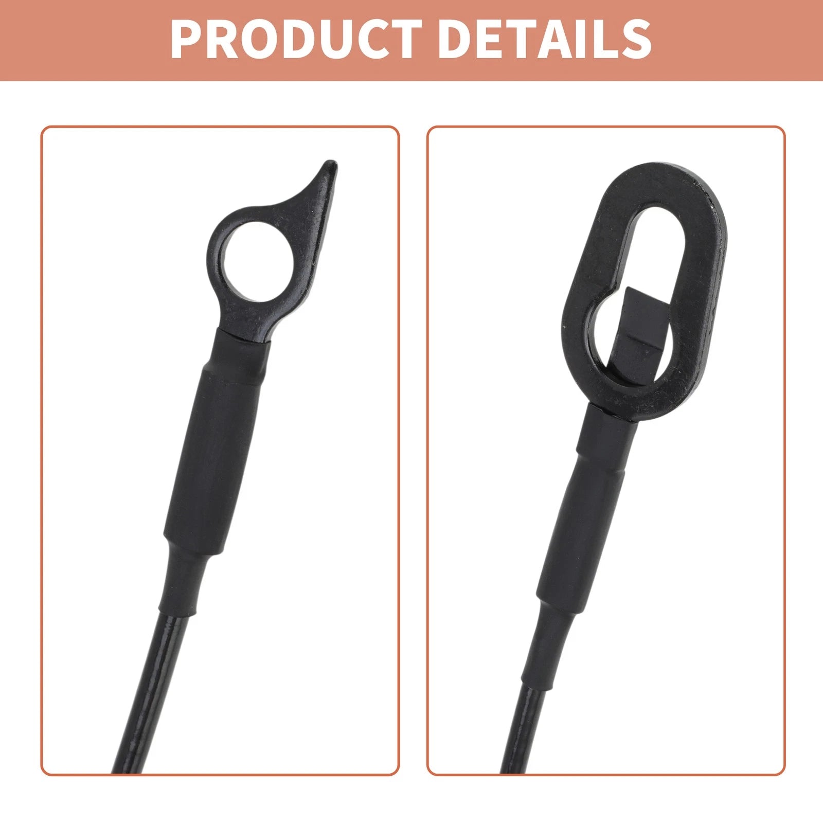 Tailgate Support Cables for Dodge Dakota, Mitsubishi Raider (No. 4352190)