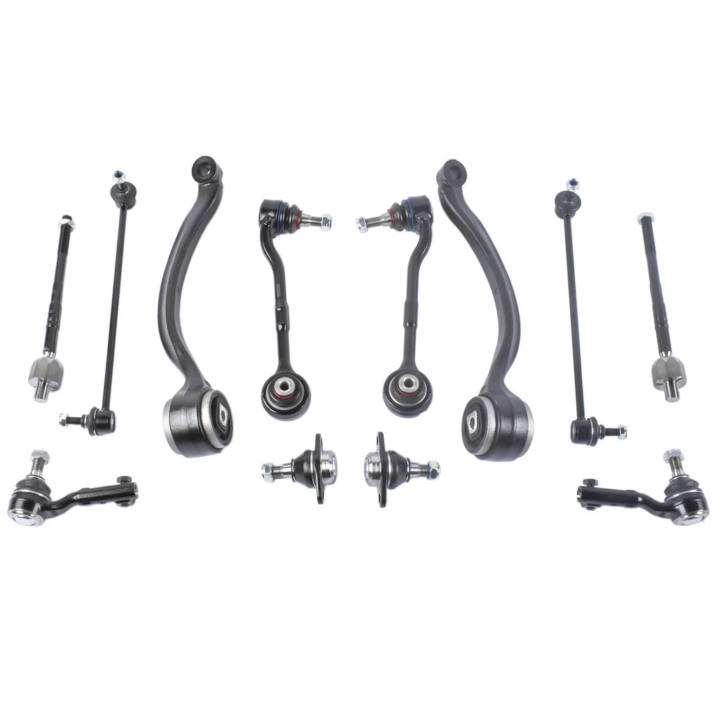 Set of 12 Front Suspension Control Arms for BMW E90 E92 E84 (2007–2013)