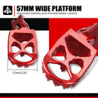 CNC Wide Foot Pegs for Honda CRF150R CR125R CR250R CRF250R CRF450R (2007–2023)