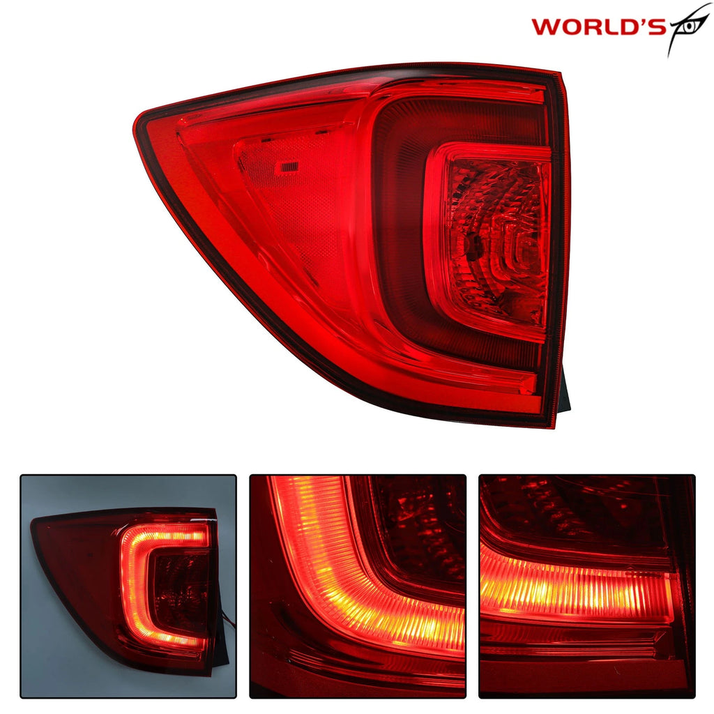 Tail Light Outer Rear Left for Honda Pilot, Passport (2016–2023)
