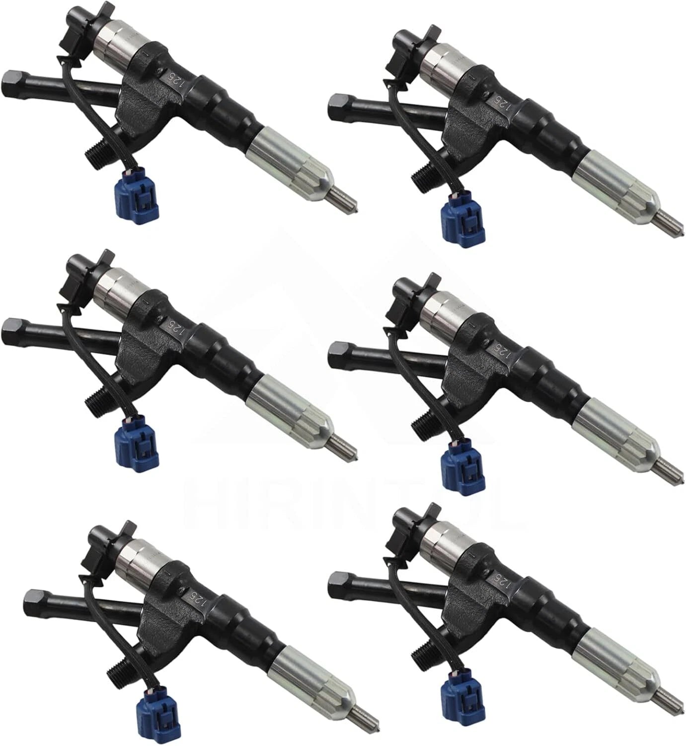 6X Fuel Injector 23670-E0400 for Hino J08E 500 Series SK330-8 SK350-8 SK360-8