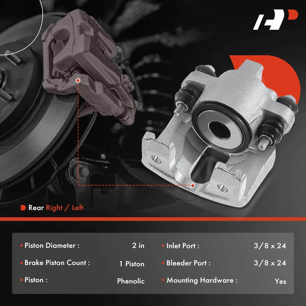 Rear Brake Caliper for Ford F-150 F-250 Expedition (1997–2021)