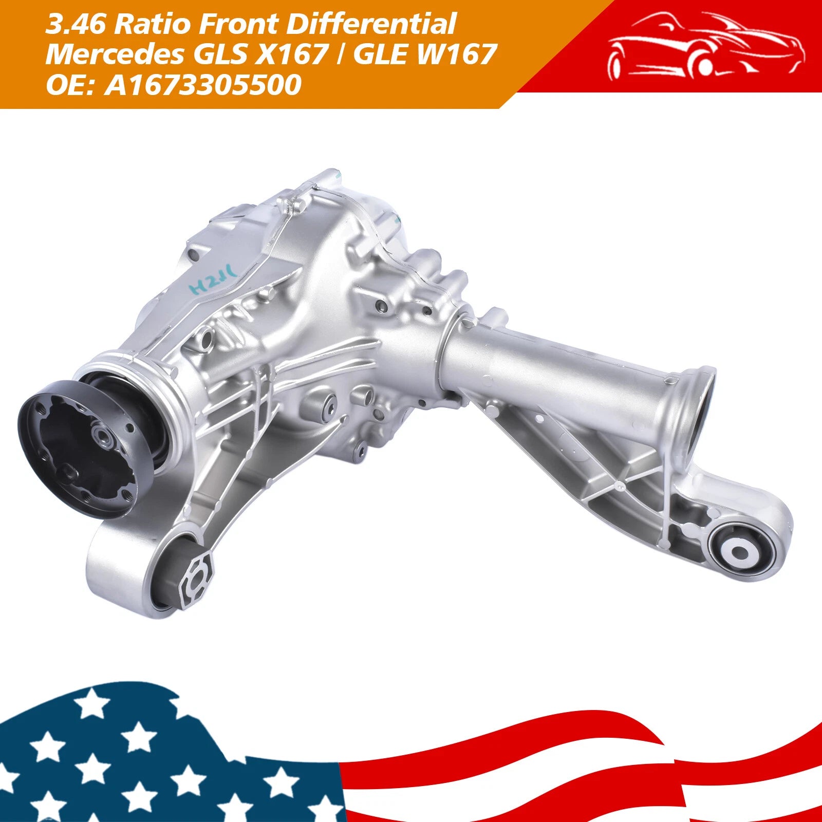 Front Differential Assembly for Mercedes GLS GLE AMG63 GLE350 GLS450 (2016–2023)