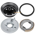 Rear Brake Drum Hub Plate Shoes Seal Assy for Yamaha Kodiak Grizzly (1993–2001)