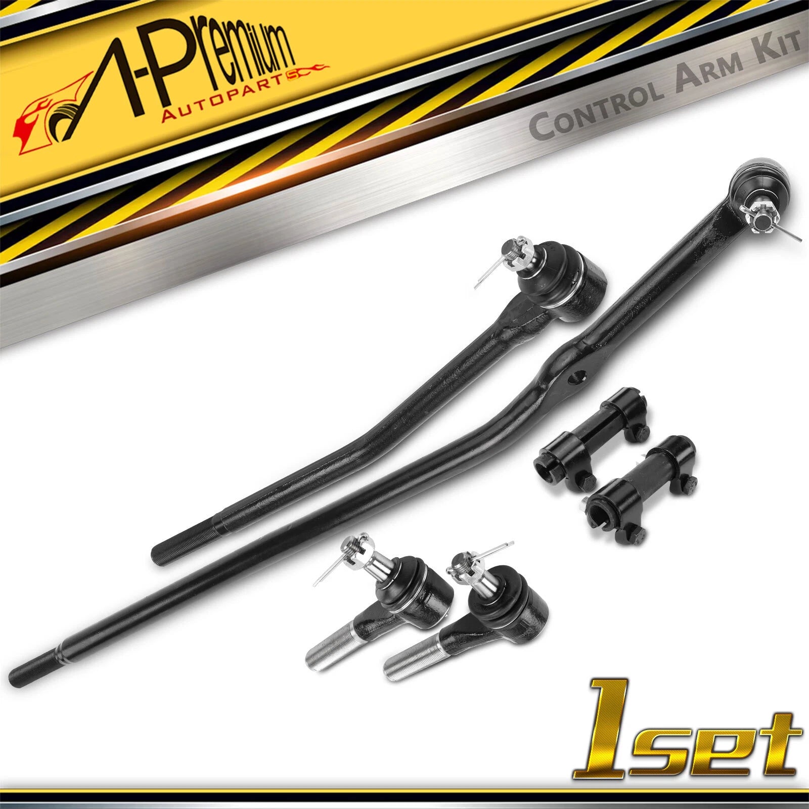 6x Steering Drag Link Tie Rod End for Ford E-150 (2003–2006)