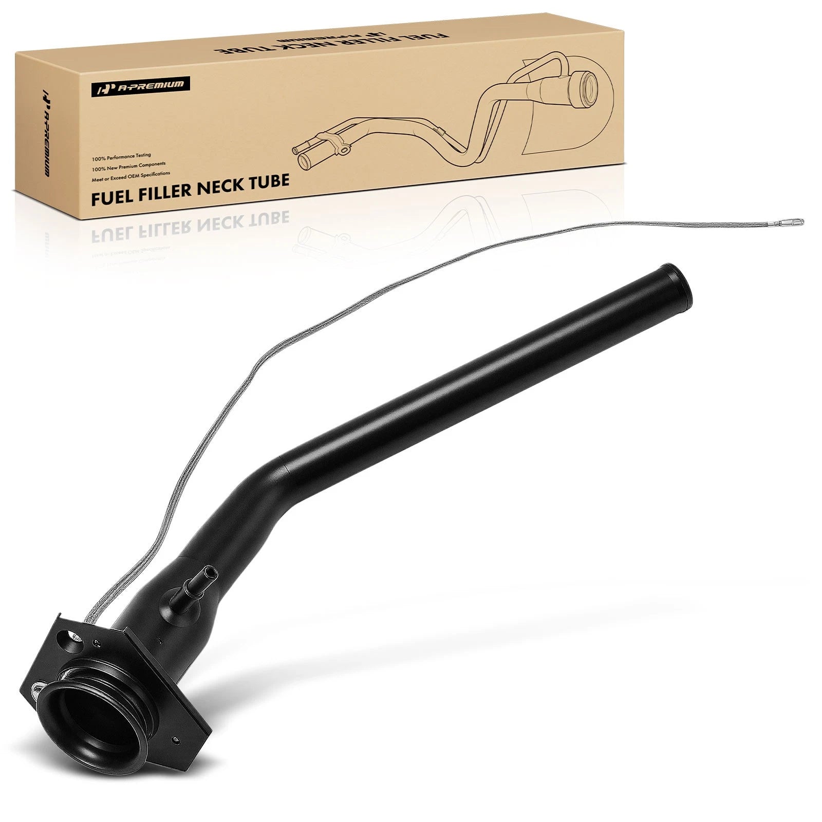 Steel Fuel Tank Filler Neck for Chevrolet Express 1500 2500 3500 (1996–2021)