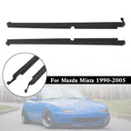 Set of 2 Door Glass Window Weatherstrip Seals for Mazda Miata (1990–2005)