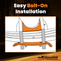 6 Inch Rear Lowering Kit Axle Flip for Dodge Ram 1500 (1994–2001) Steel 6mm