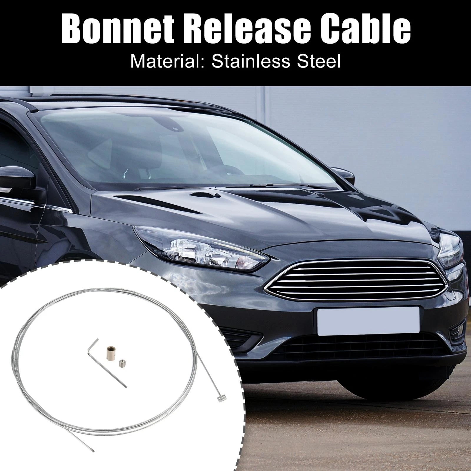 Engine Bonnet Release Cable Fix Kit for Ford Mondeo Mk4 (2007–2021)
