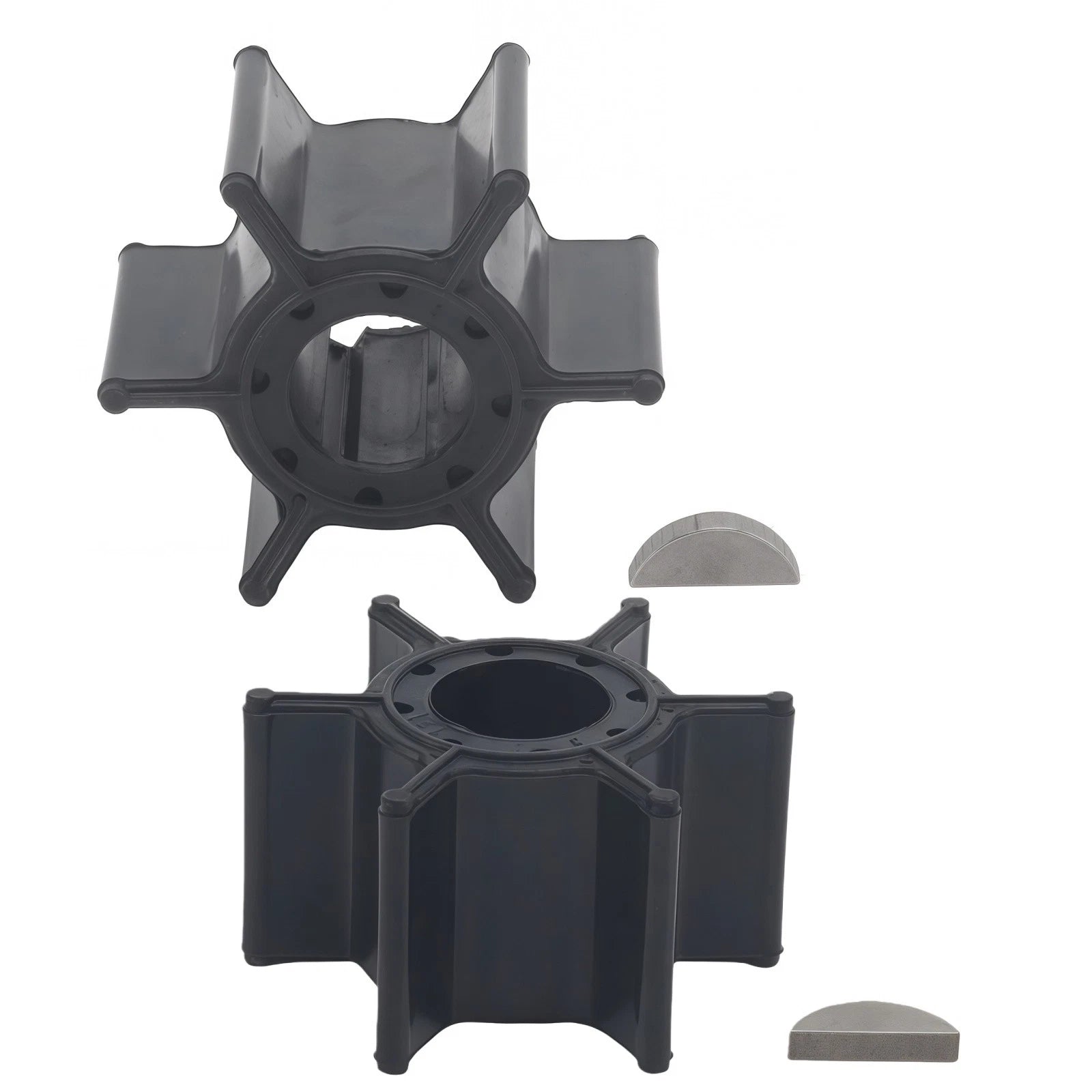 Water Pump Impeller & Key for Yamaha Outboard 9.9 HP (682-44352-00)