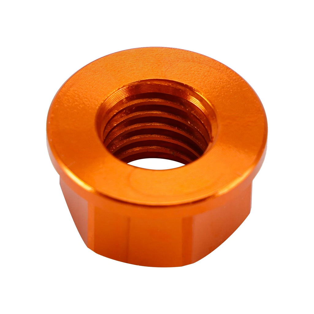 6 Pack M10X1.5mm Aluminum Rear Sprocket Flange Nuts for Motorcycle