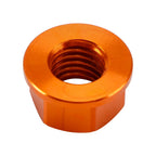 6 Pack M10X1.5mm Aluminum Rear Sprocket Flange Nuts for Motorcycle