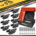 8x Ignition Coil & Iridium Spark Plug for Sierra 1500 Yukon (2007–2013)