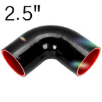 2.5" 90 Degree Elbow Rubber Hose Coupler for Intercooler Pipe (63mm)